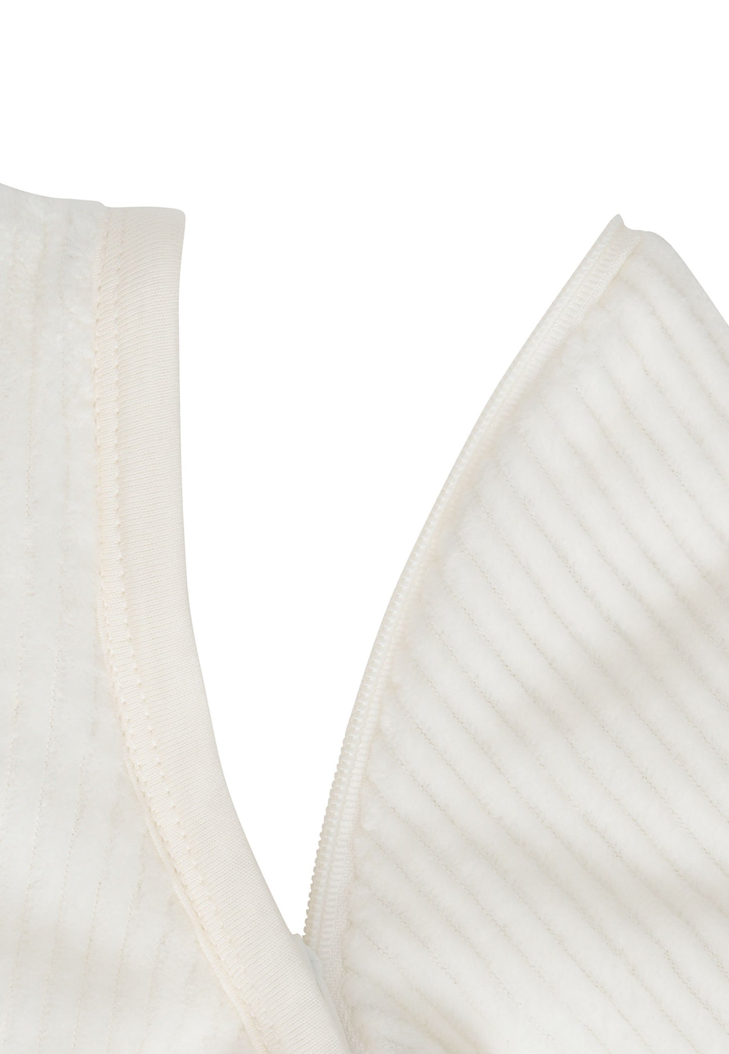 Gigoteuse avec Manches Amovibles Ronde - Rib Ivory