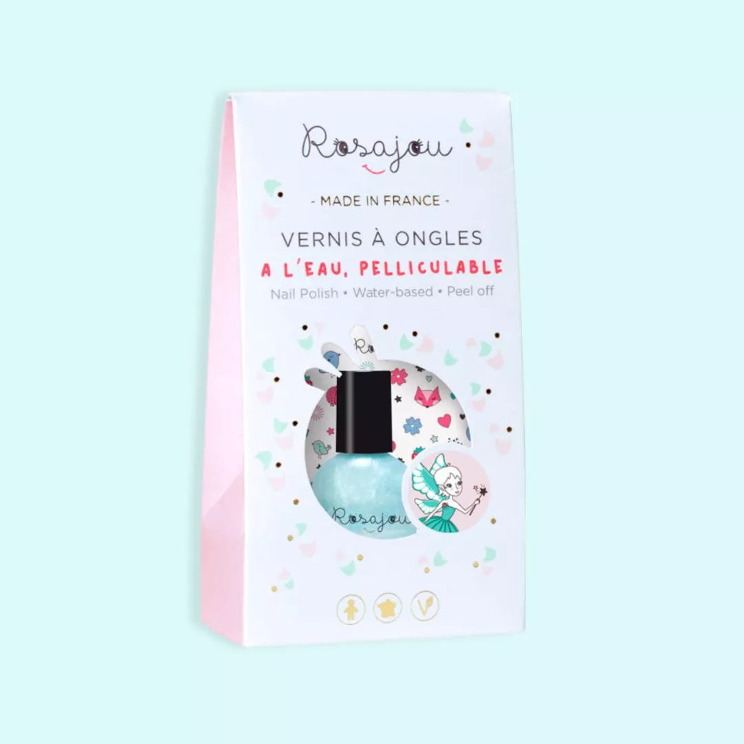 Vernis à ongles pour enfant - Bleu Pailleté