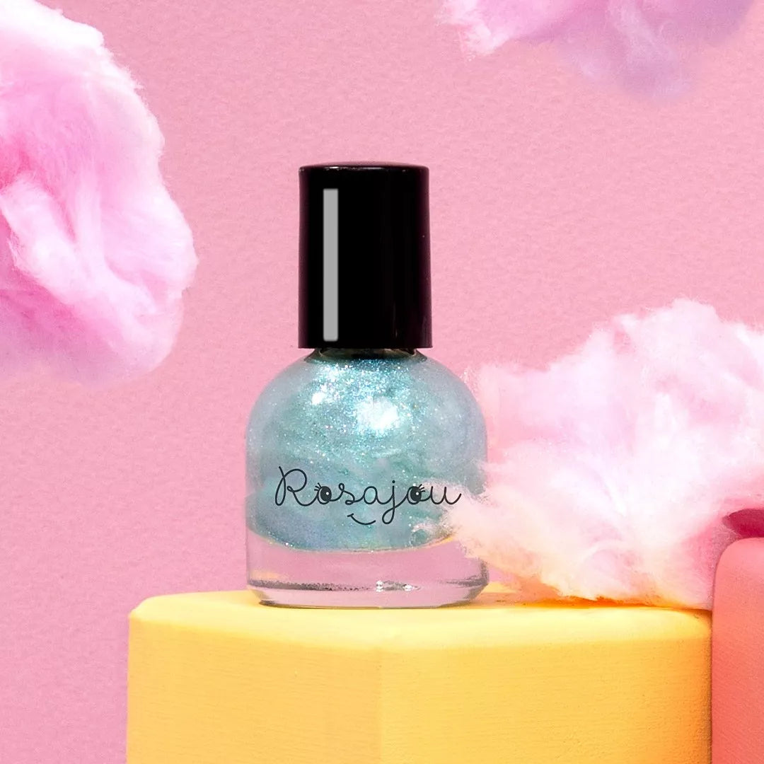 Vernis à ongles pour enfant - Bleu Pailleté