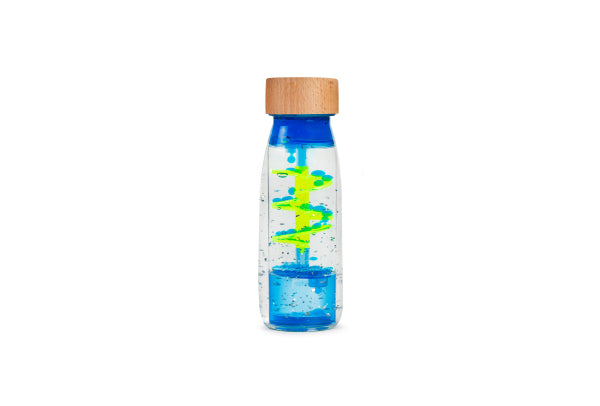 Bouteille sensorielle - Spiral Blue