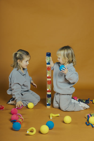 Bouteille sensorielle - Spiral Blue