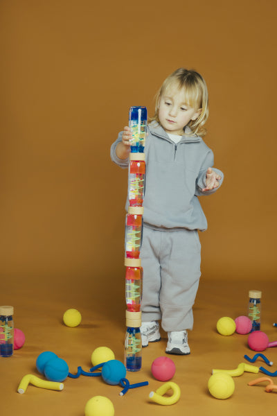 Bouteille sensorielle - Spiral Blue
