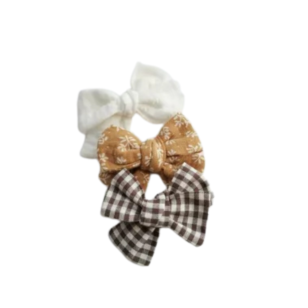 Lot de barrettes - Camel