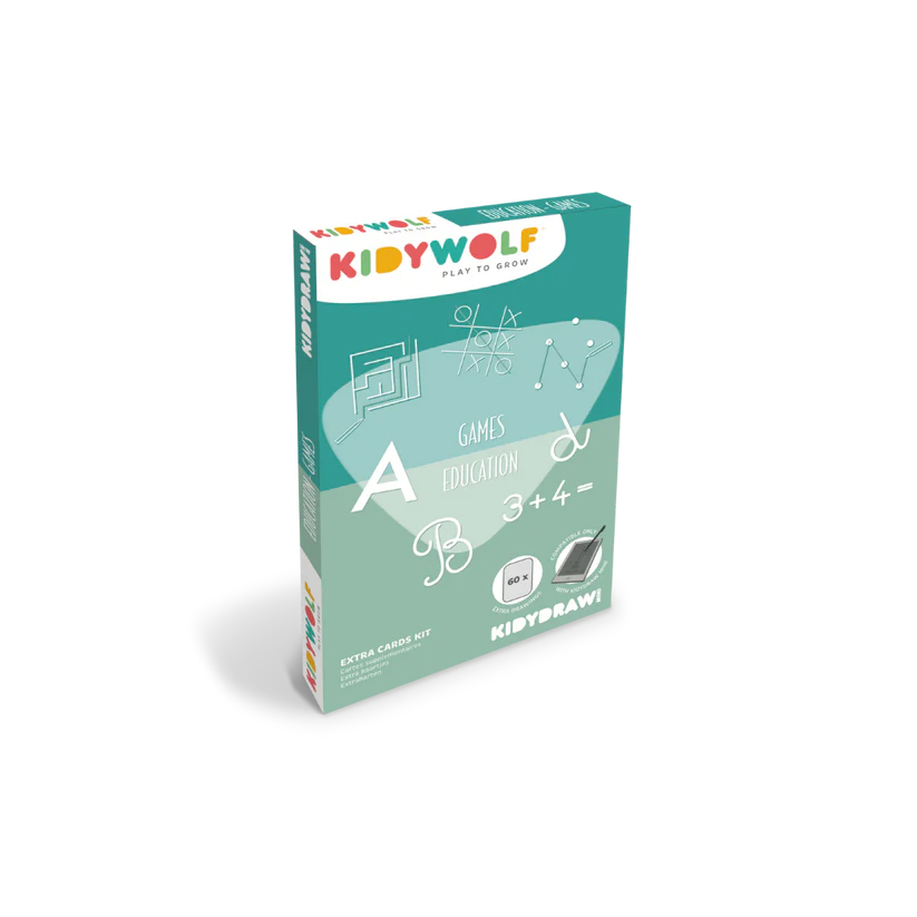 Cartes supplémentaires KIDYDRAW MINI - Thèmes Jeux et Éducation