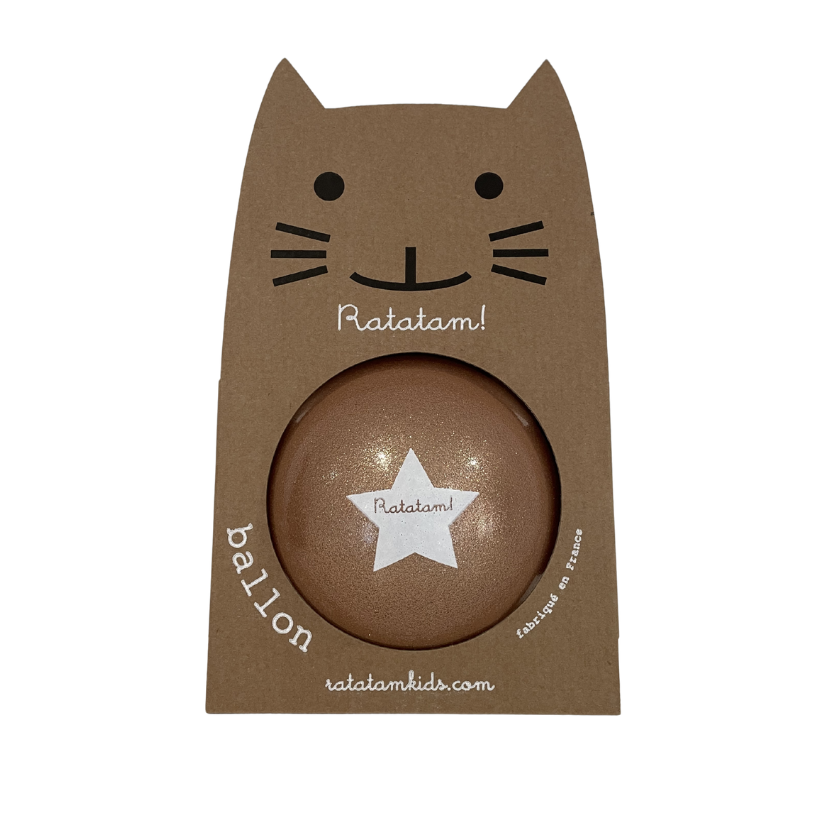 Ballon Pailleté - Cuivre - 15 cm