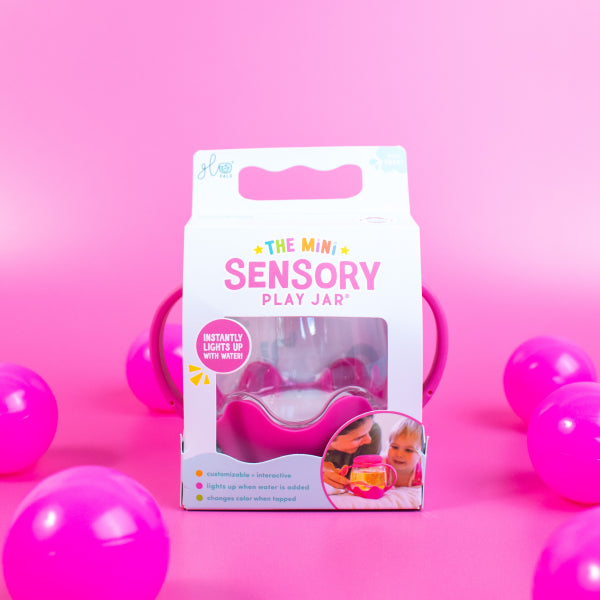 Mini jarre sensorielle - Rose