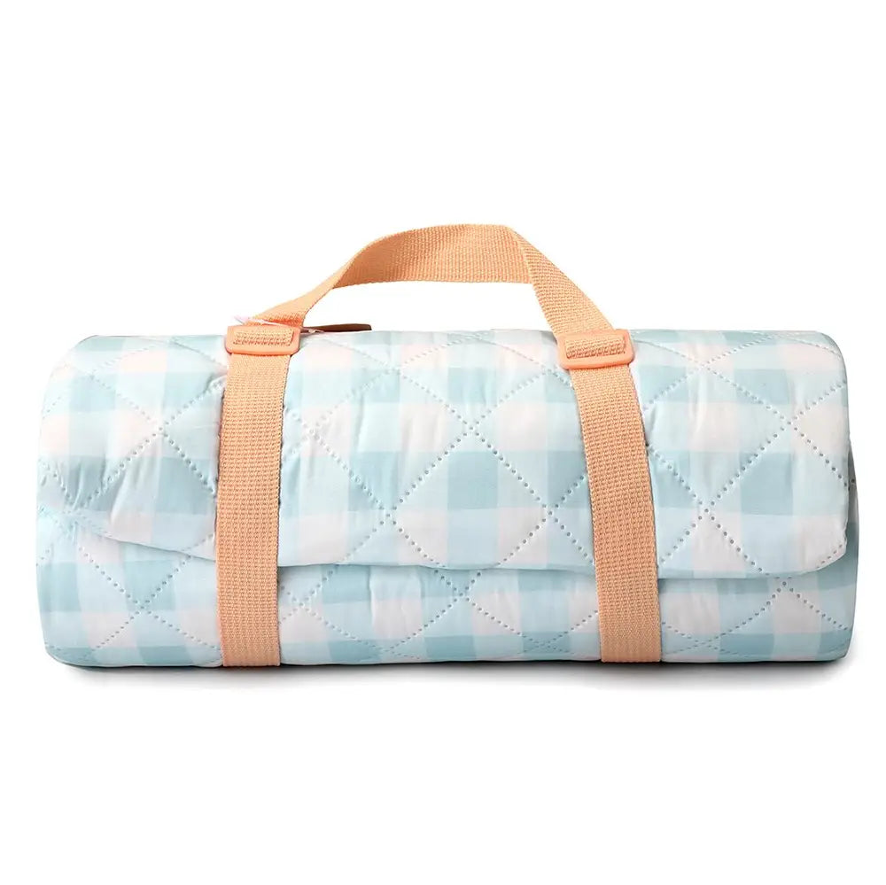 Couverture de pique-nique - Motif échecs Bleu