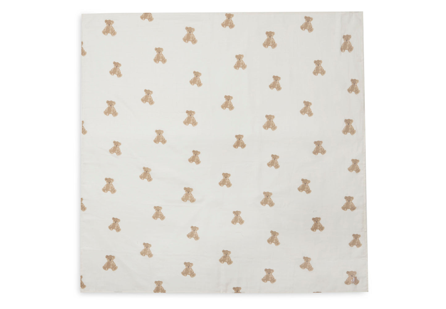 Lange gaze de coton - Teddy Bear - Lot de 2 - 115 x 115 cm