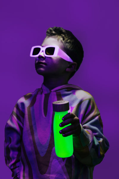 Bouteille sensorielle - Yellow Fluo
