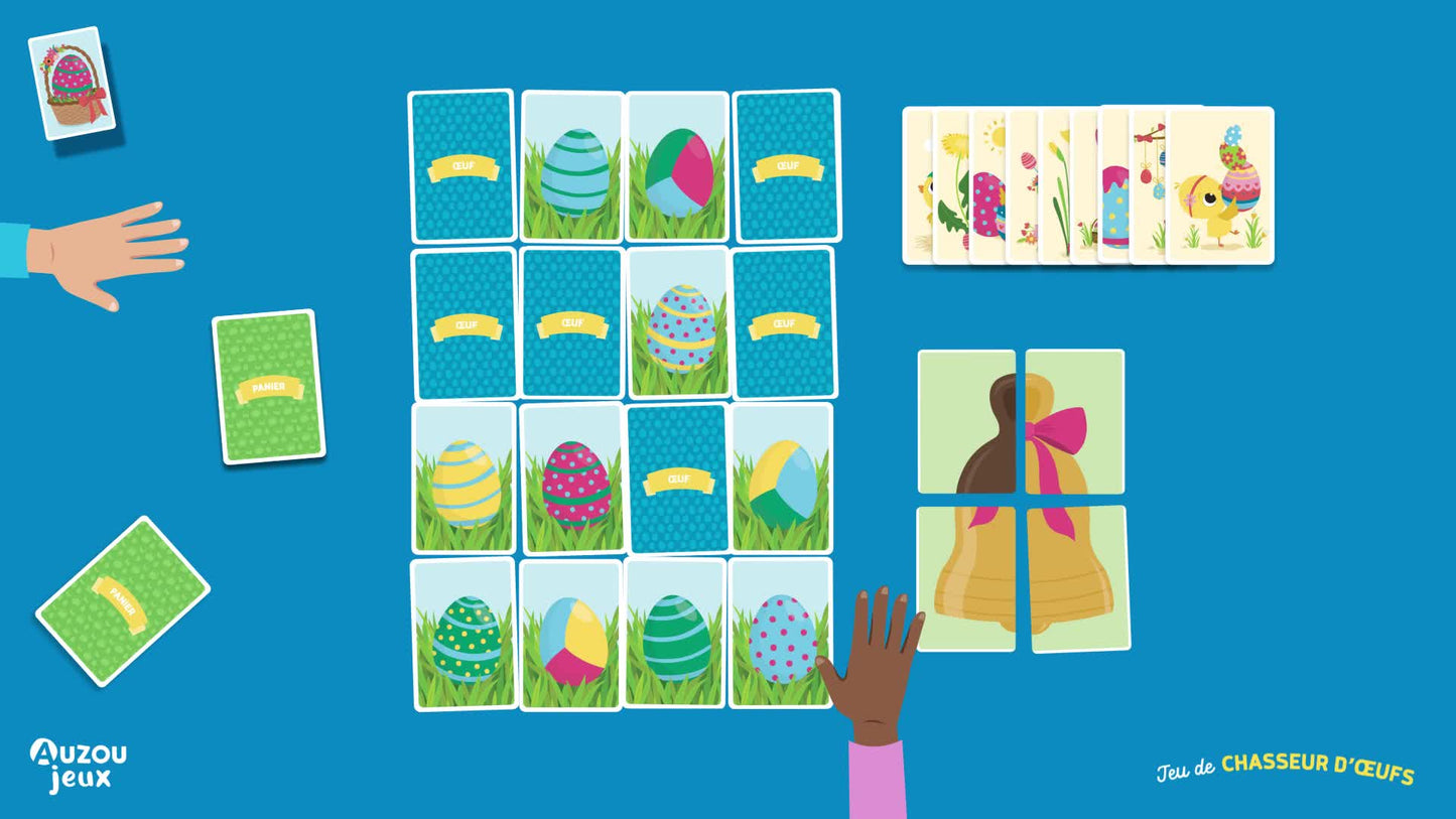 Jeu de cartes - Jeu de chasseur d'oeufs