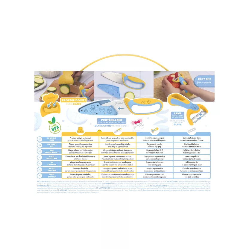 Kit découpe - Couteau et éplucheur pour enfants