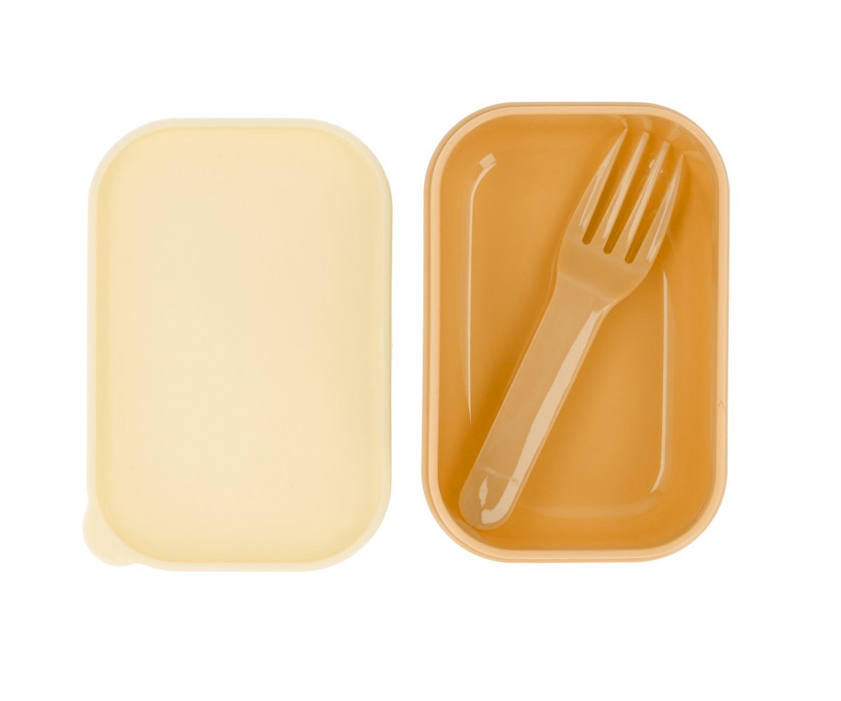 Grande boîte à déjeuner - Motif échecs Jaune
