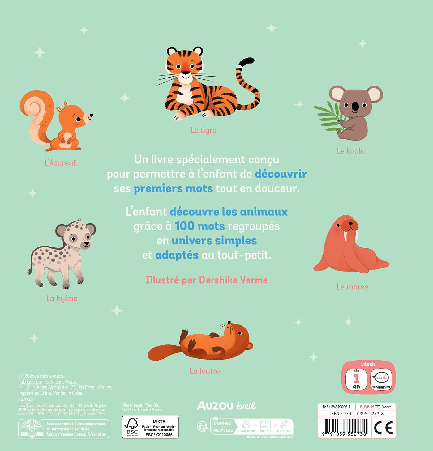 Livre - Mes 100 mots pour découvrir les animaux