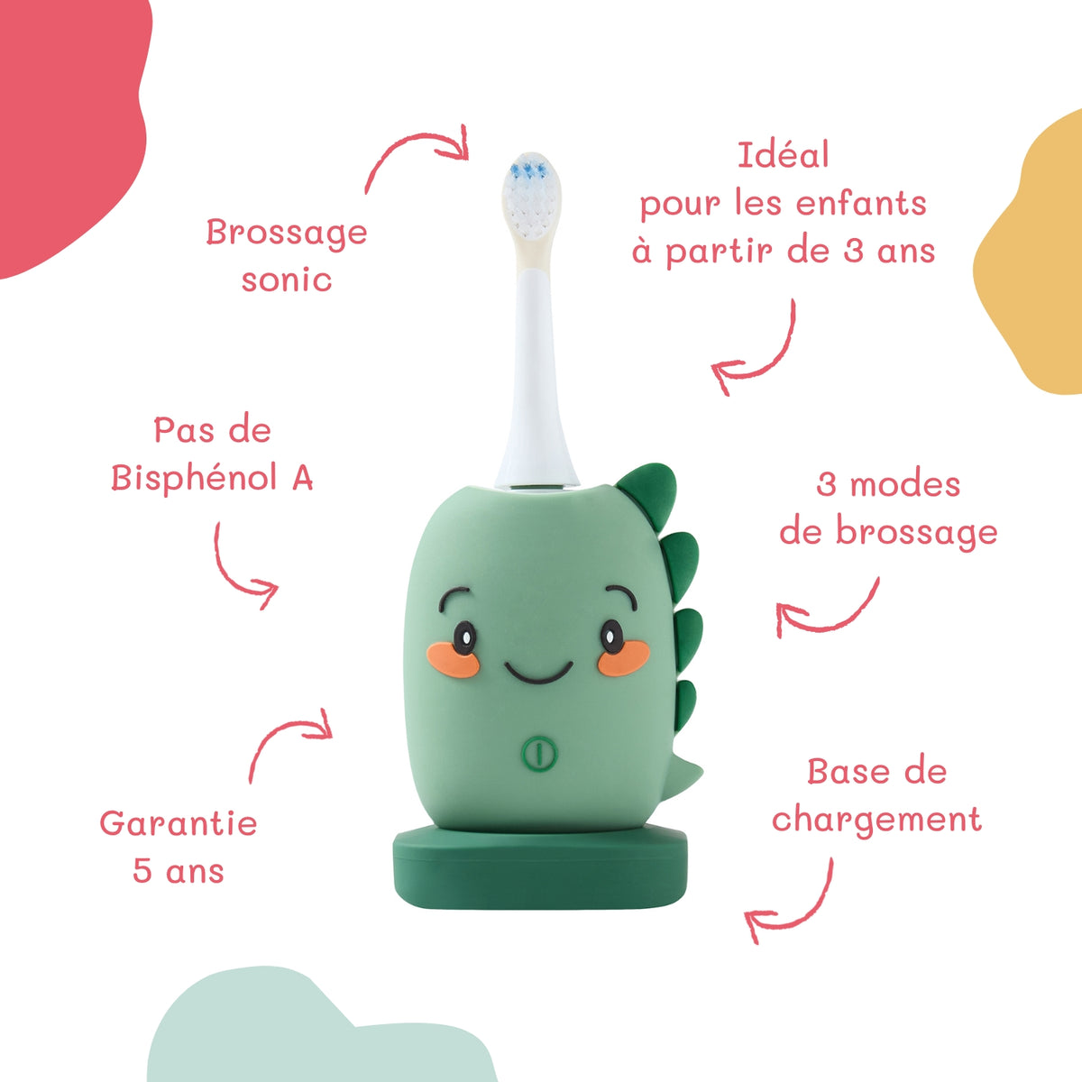 Brosse à dents électrique - Dino