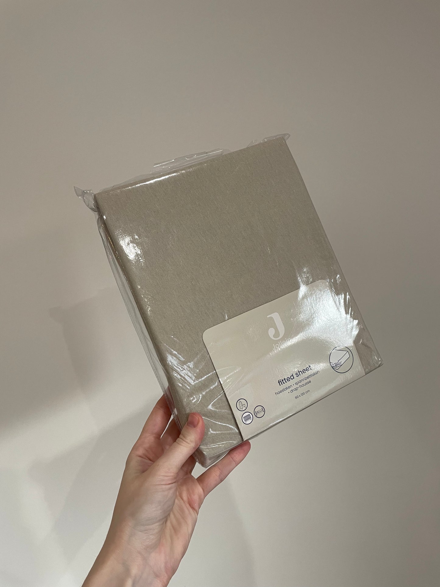 TROUVAILLE |Drap housse 60x120 - Nougat - JOLLEIN