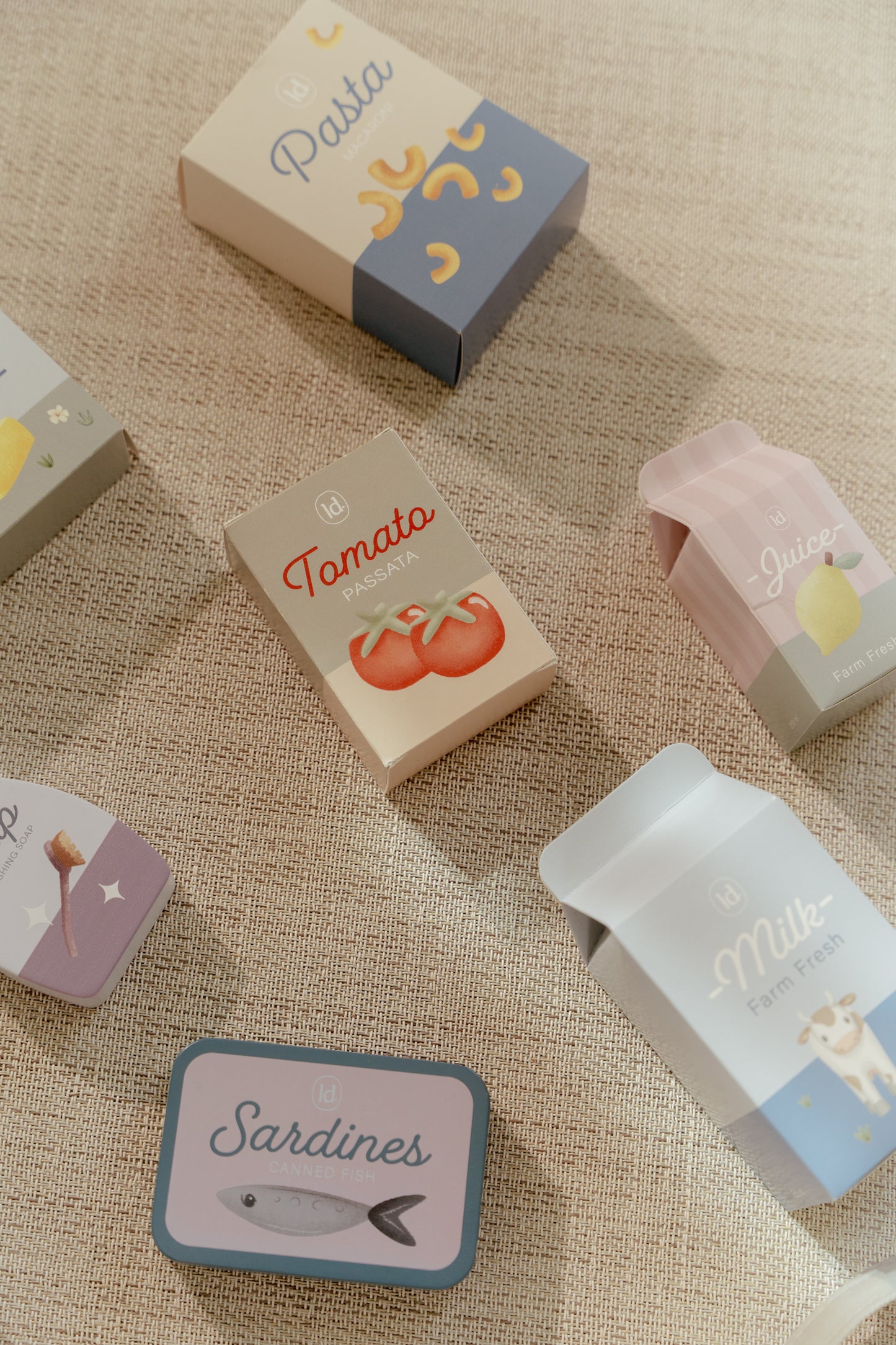 Caddie de courses en bois