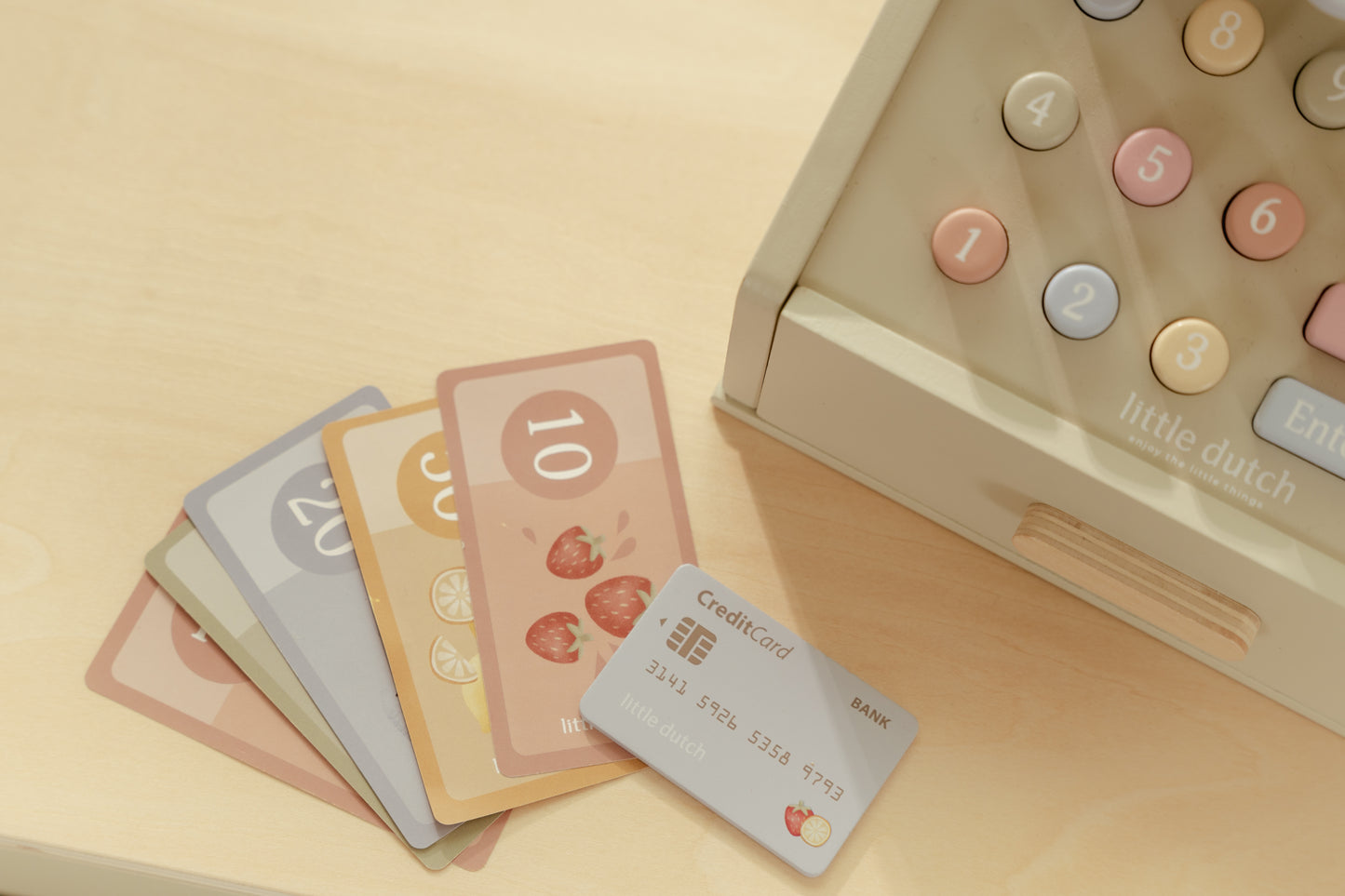 Caisse enregistreuse en bois