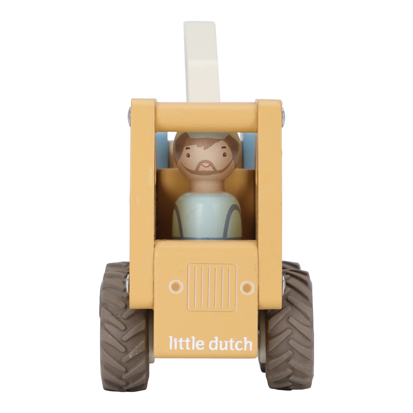 Camion grue en bois