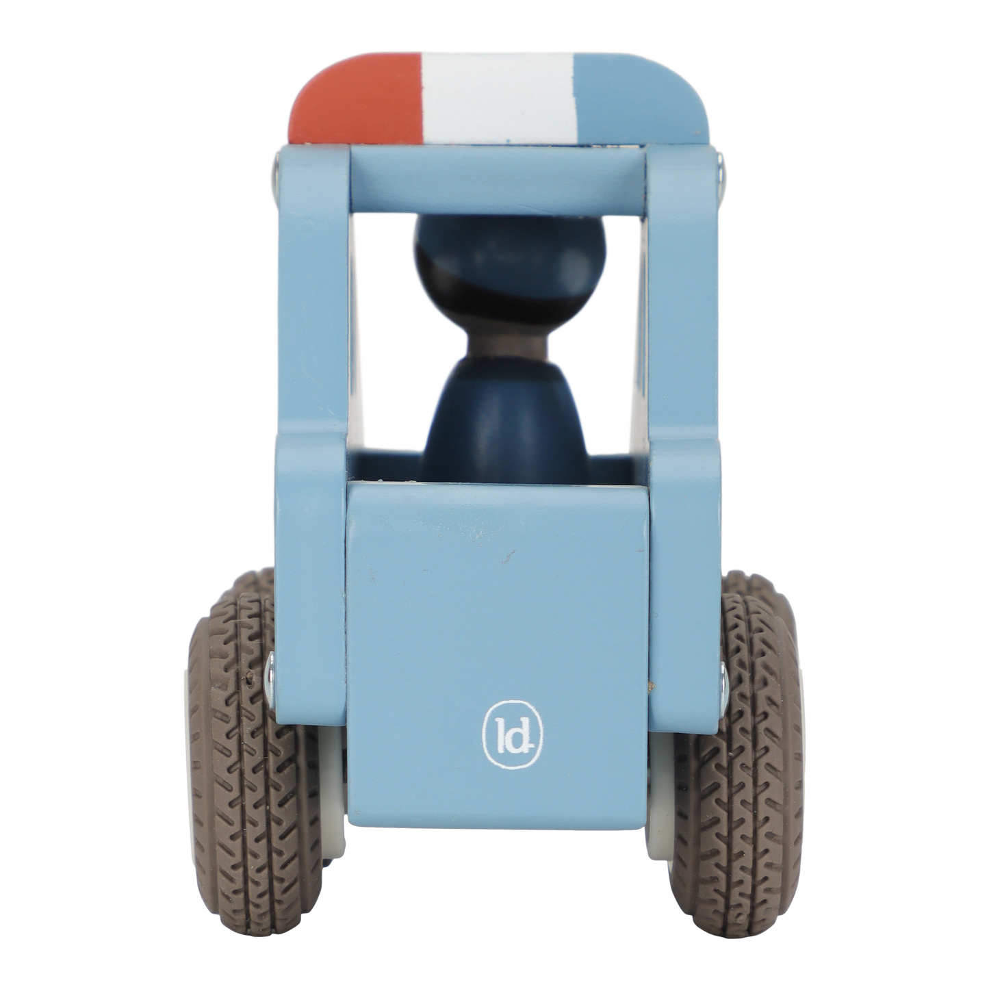 Voiture de police en bois