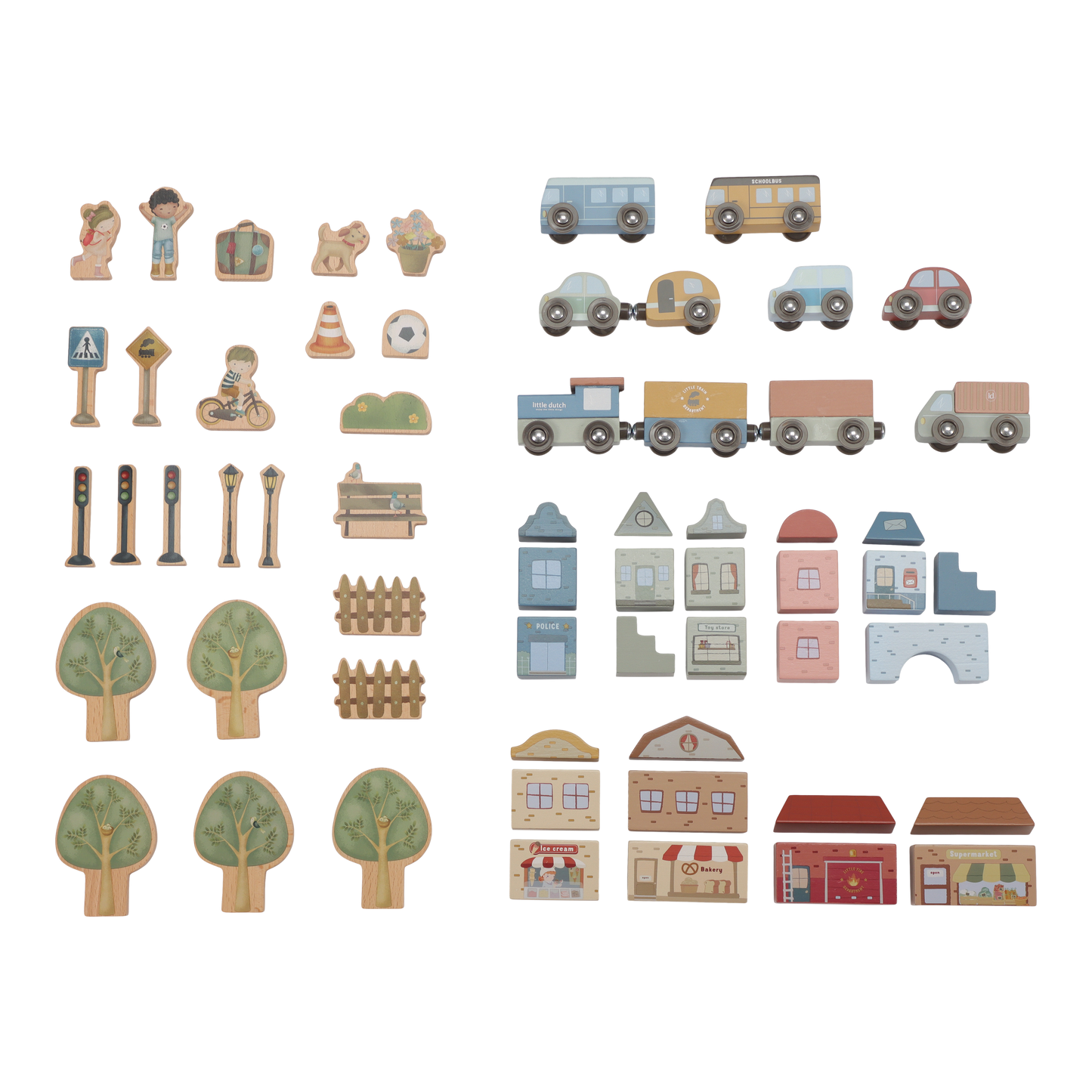 Circuit de train XXL en bois