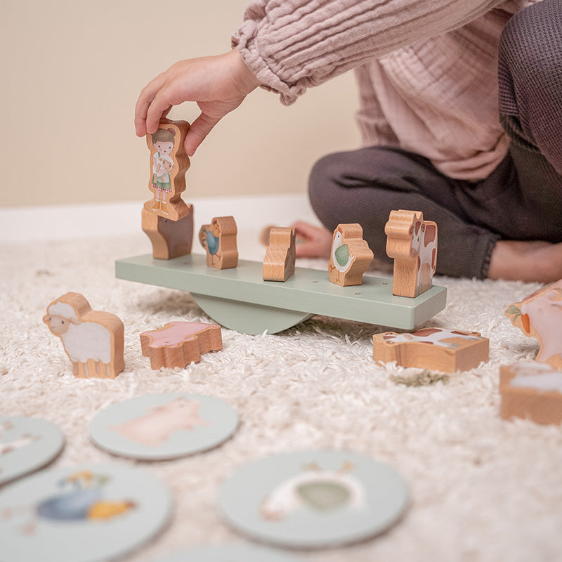 Jeu d'équilibre en bois - Little Farm