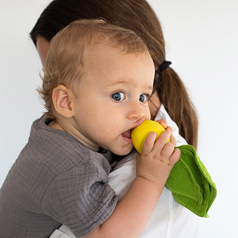 Doudou de dentition - Citron