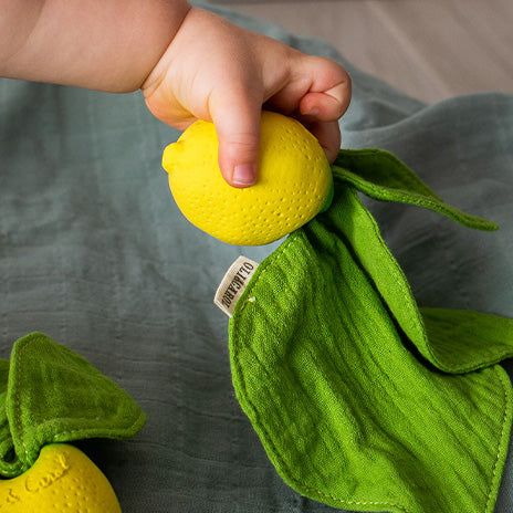 Doudou de dentition - Citron