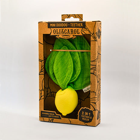 Doudou de dentition - Citron