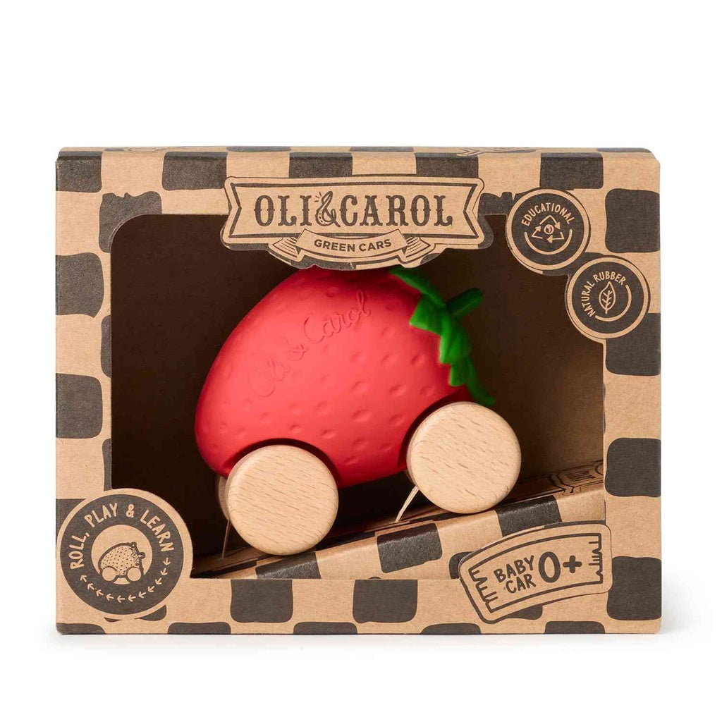 Jouet à rouler - Sweetie la voiture Fraise