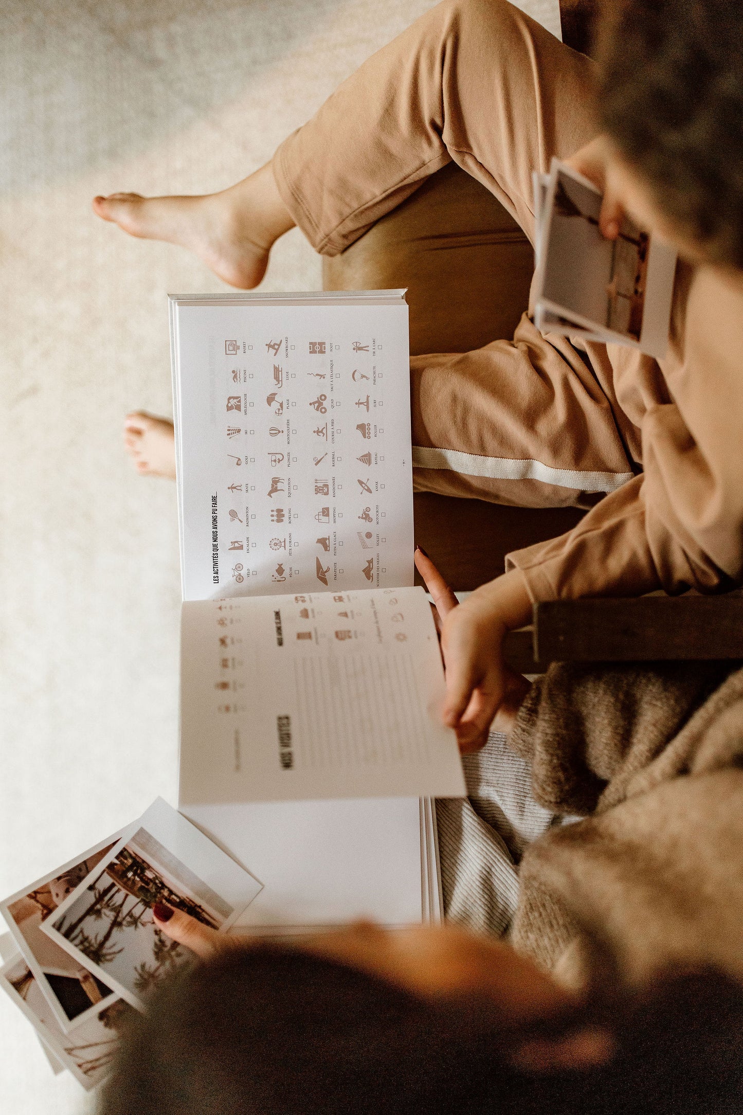 Livre " Souvenirs de vacances "