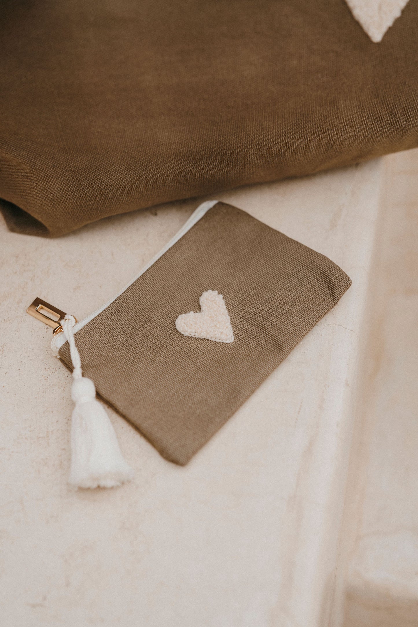 Porte-monnaie LOVE - Taupe