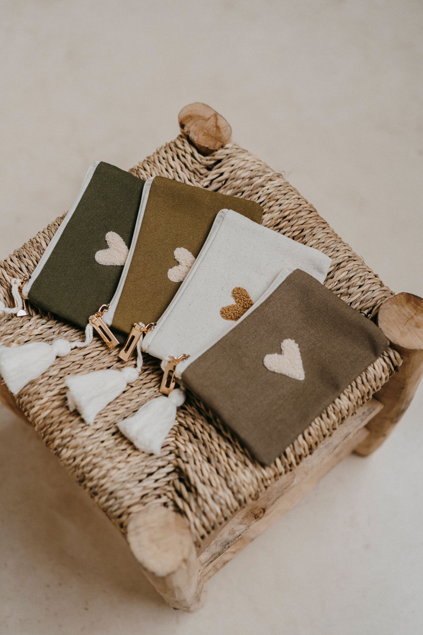 Porte-monnaie LOVE - Taupe
