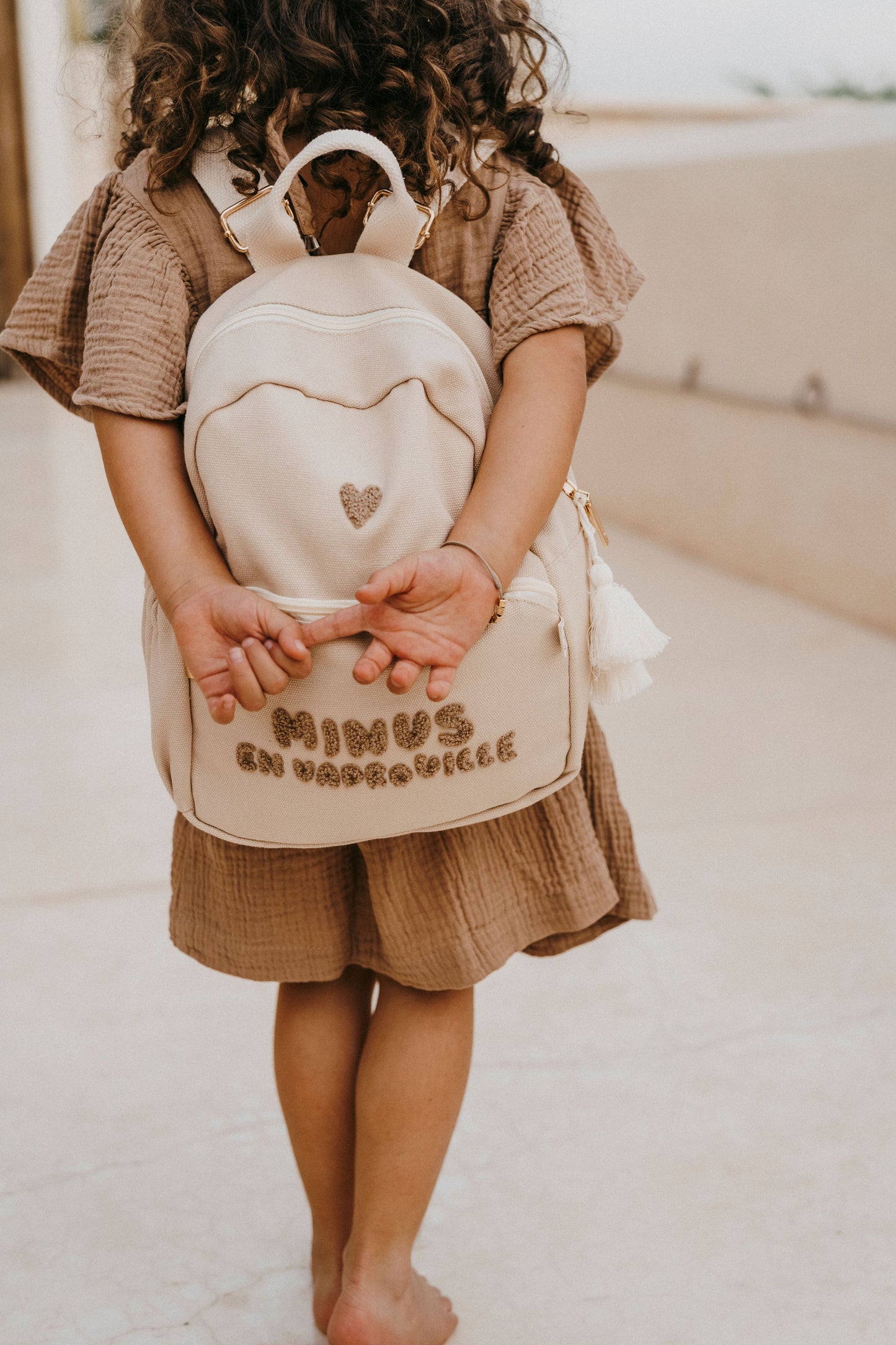 Sac à dos - Minus en vadrouille - Beige