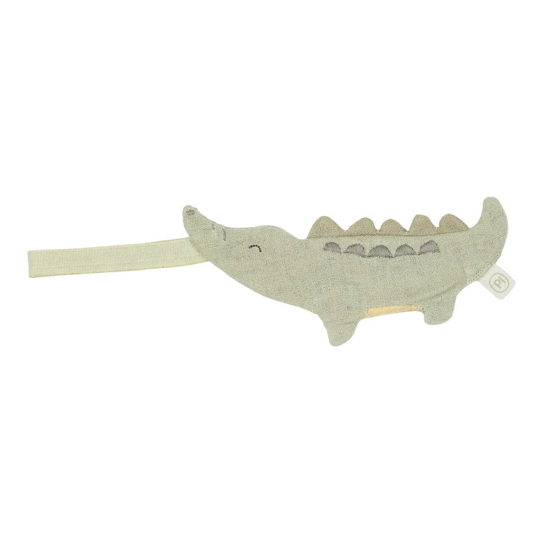 Doudou attache-tétine - Crocodile - Safari Friends