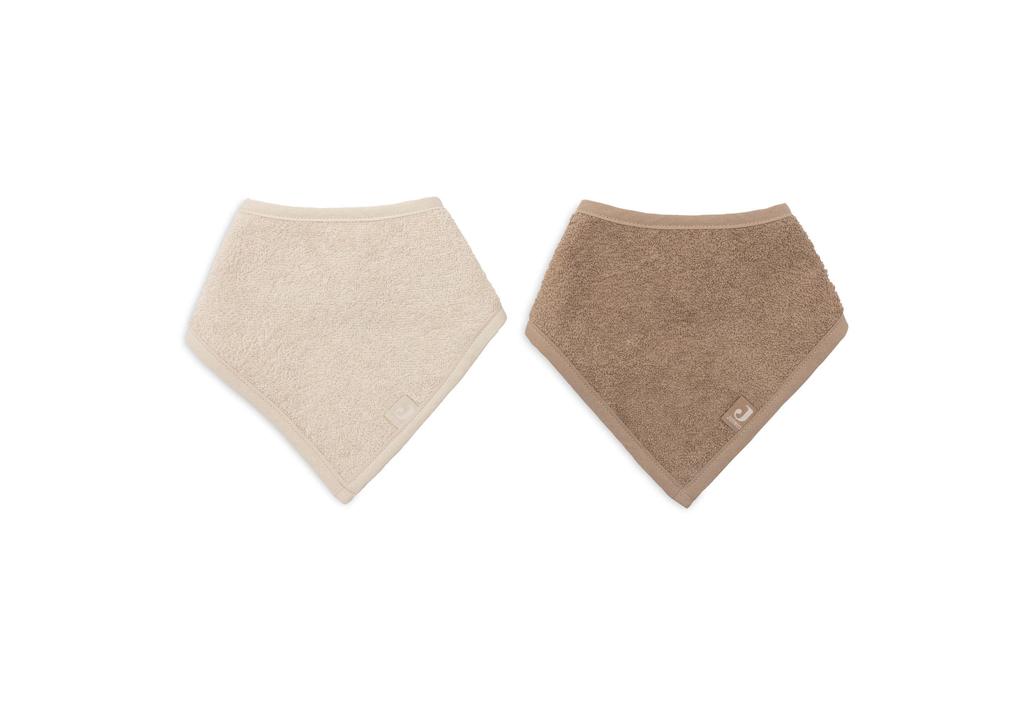 Bavoir bandana - Sand / Milky Coffee