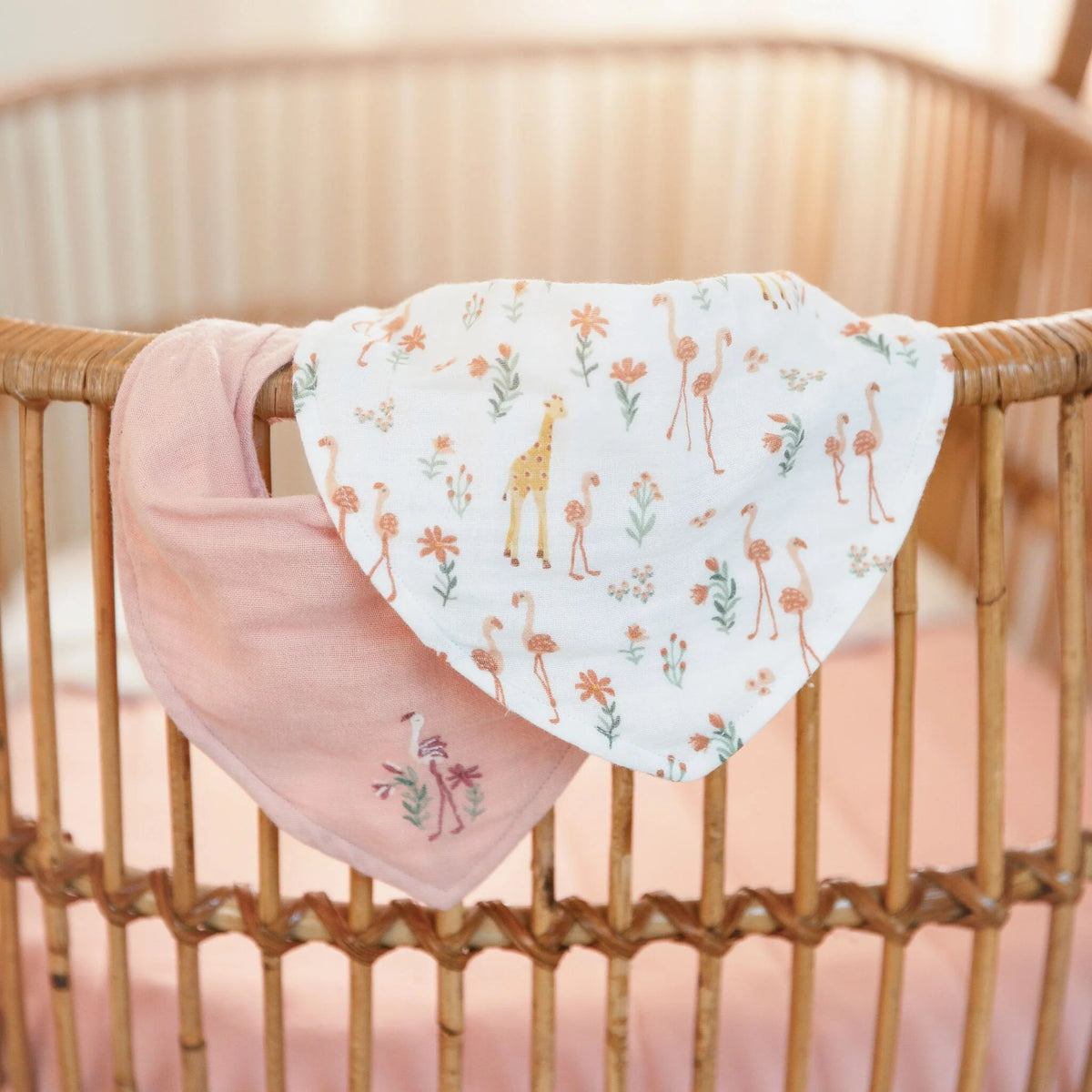 Bavoir bandana - Lot de 2 - Blooming Safari