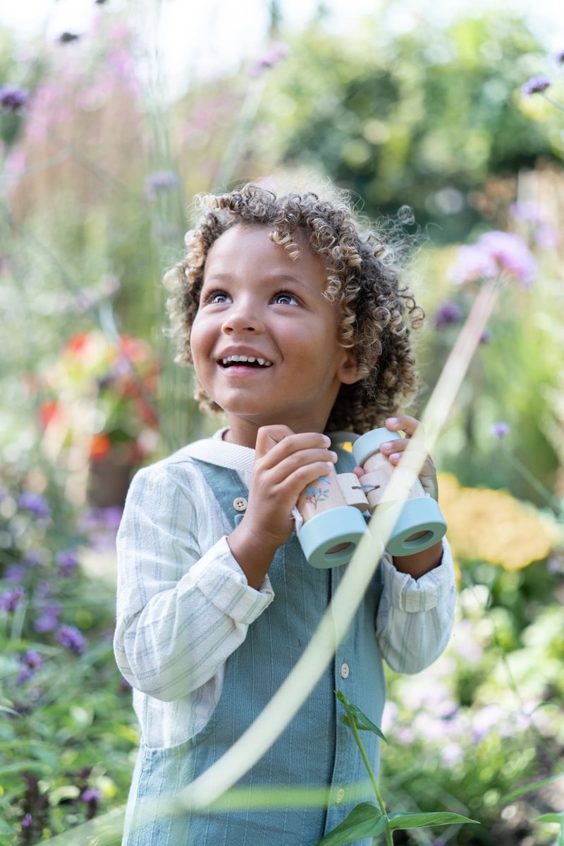 Jumelles en bois Bleu - Forest Friends