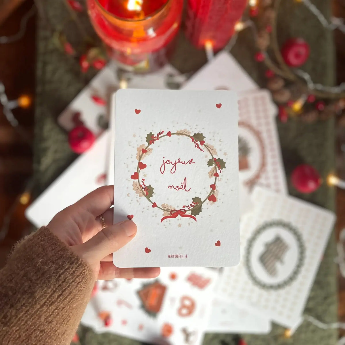 Carte – Joyeux Noël, vue 2