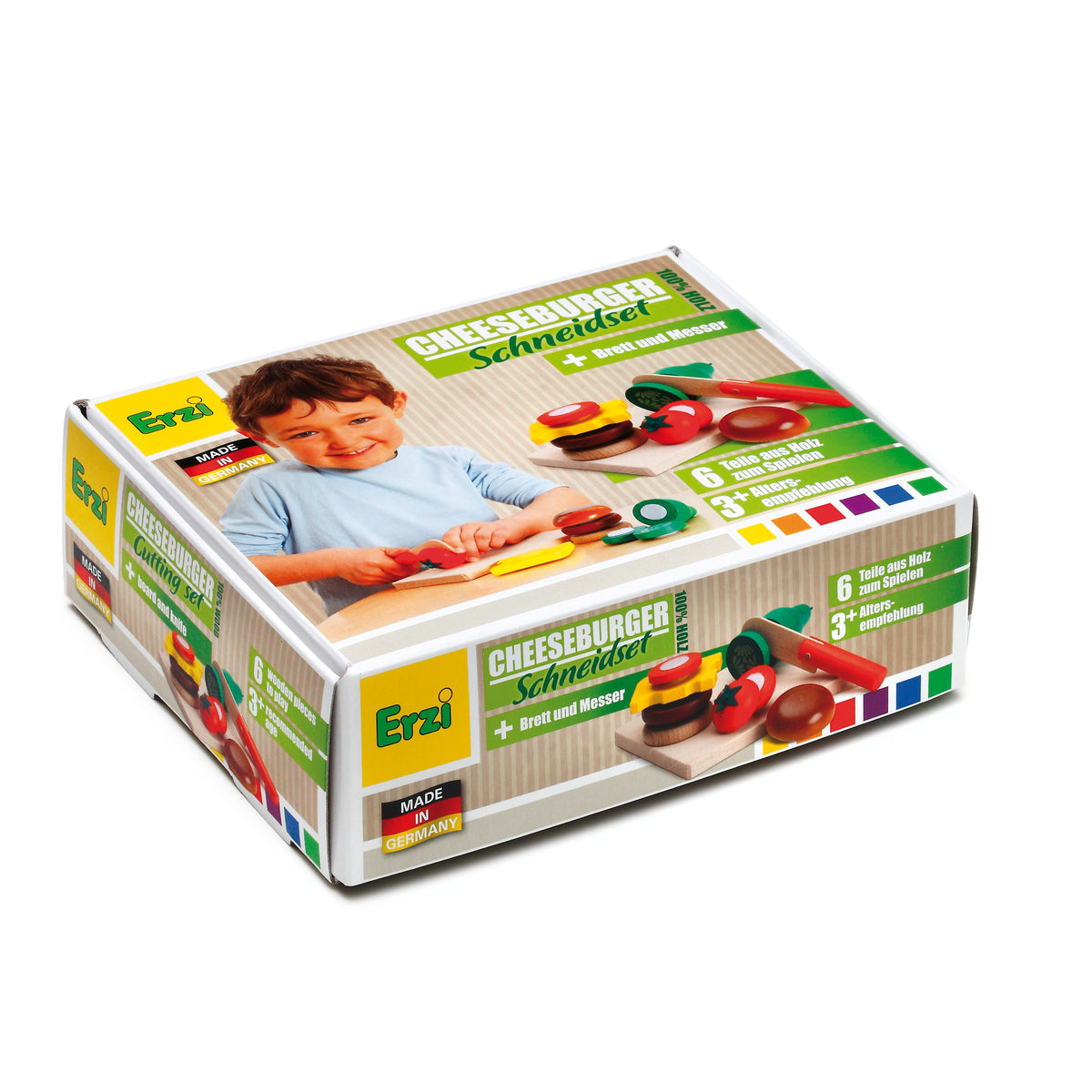Dînette en bois - Set cheeseburger