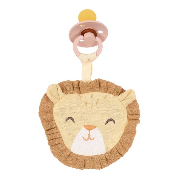Doudou attache-tétine - Lion - Safari Friends