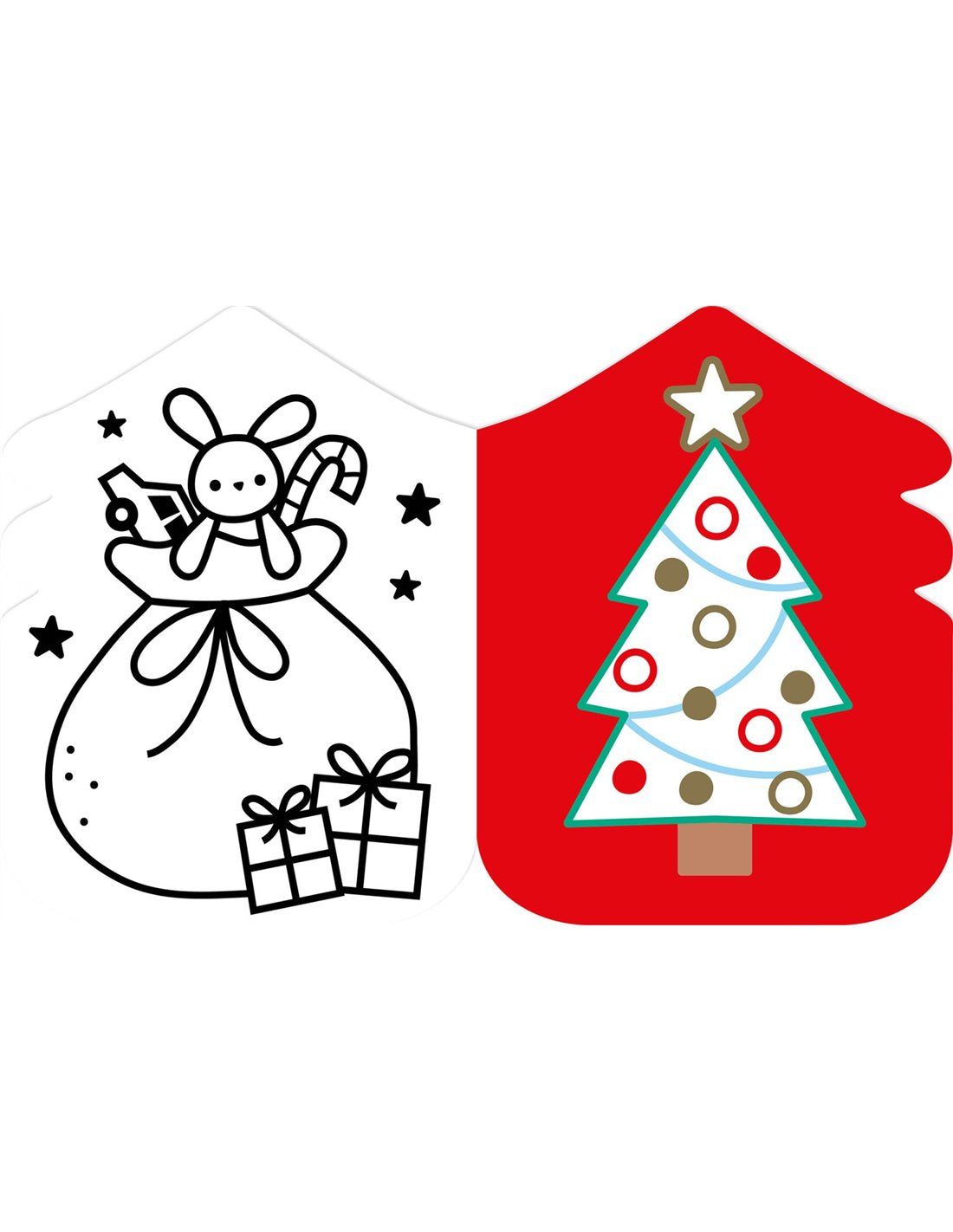 Je colorie sans dépasser - Noël