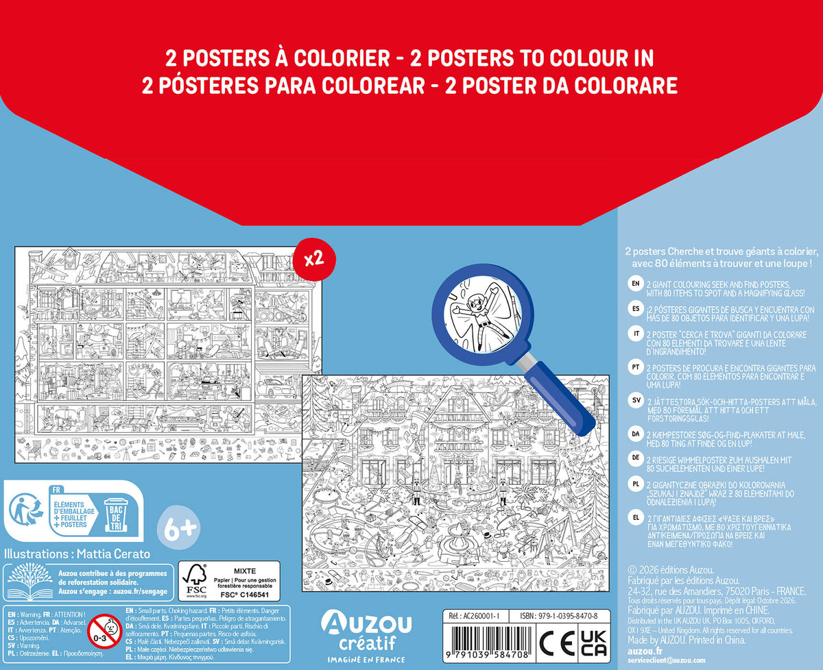 Cherche et trouve géant à colorier – Lutins farceurs, vue 4