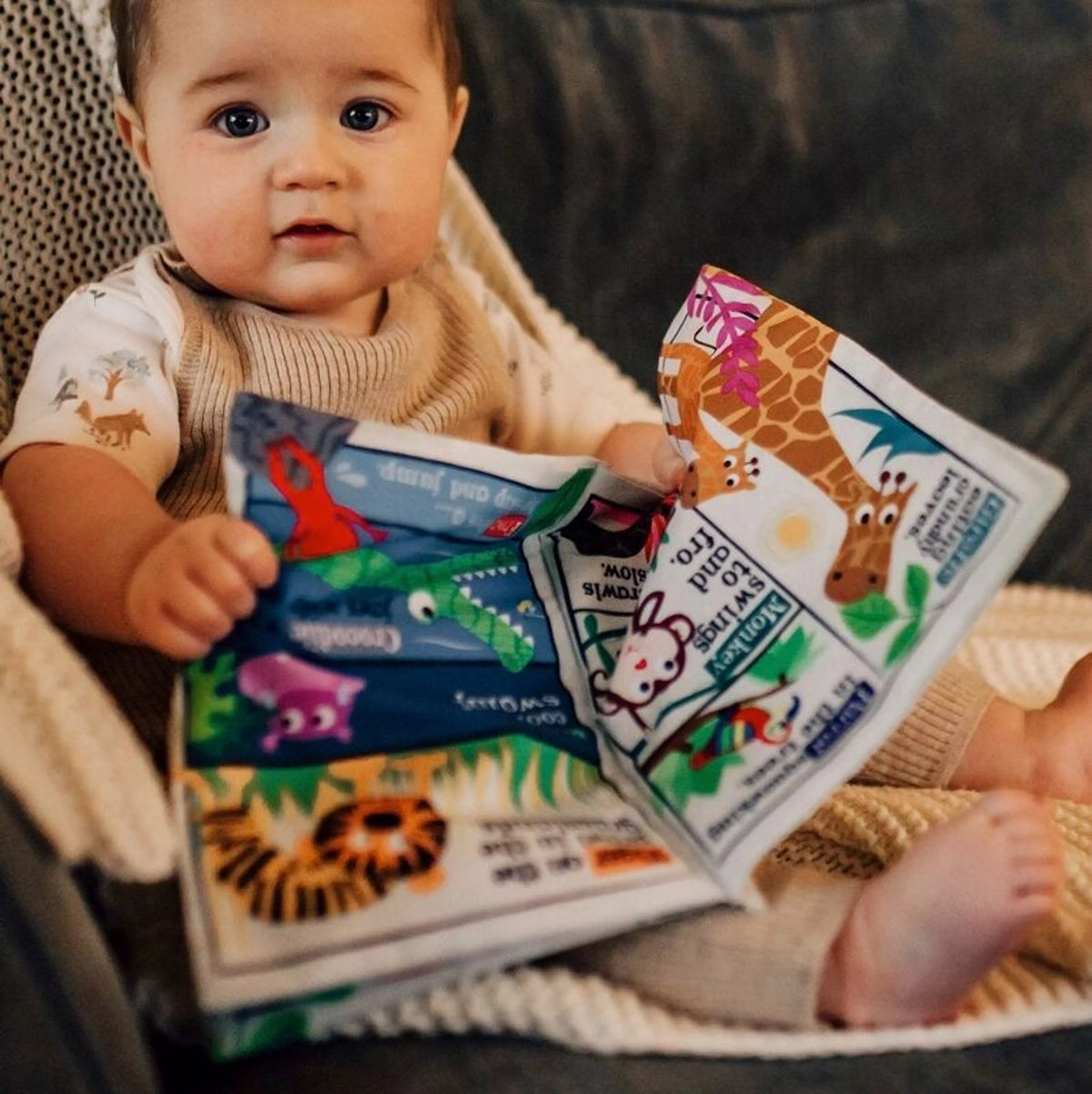 Livre en tissu – Mon Petit Journal – Fruits & Légumes alphabet