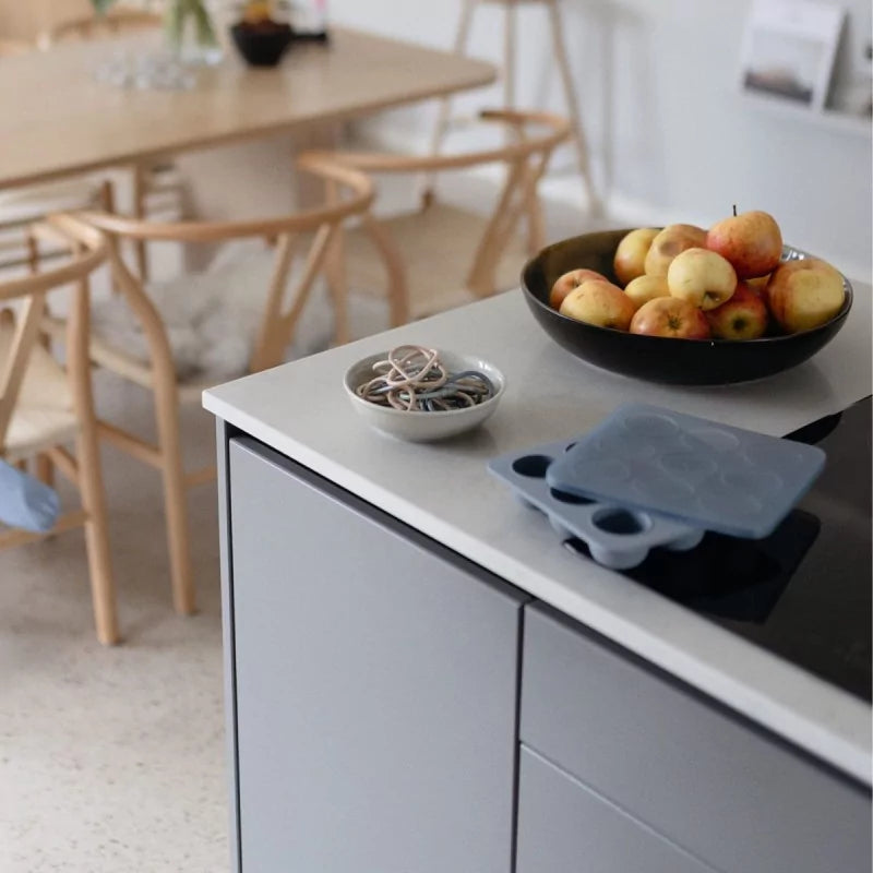 Moules multiportions en silicone - Bleu