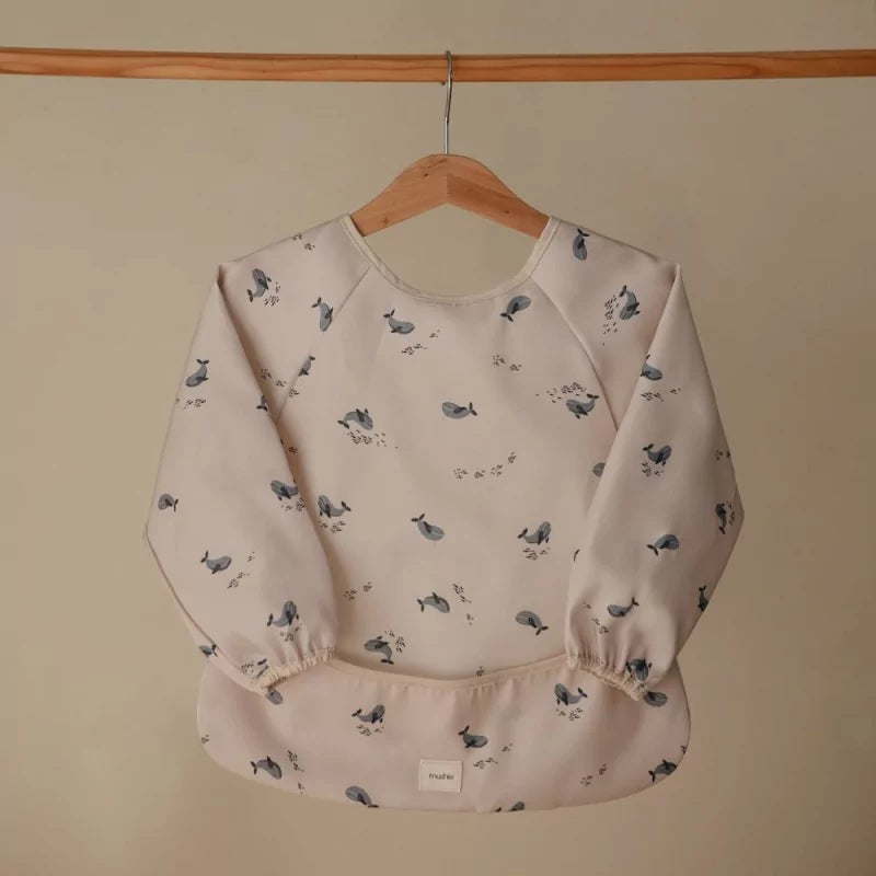 Bavoir à Manches Imperméable - Baleines