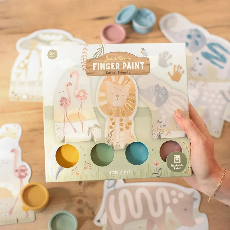 Set de peinture au doigt - Safari Friends