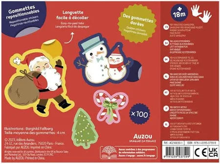 Ma pochette de gommettes : 100 gommettes - Noël