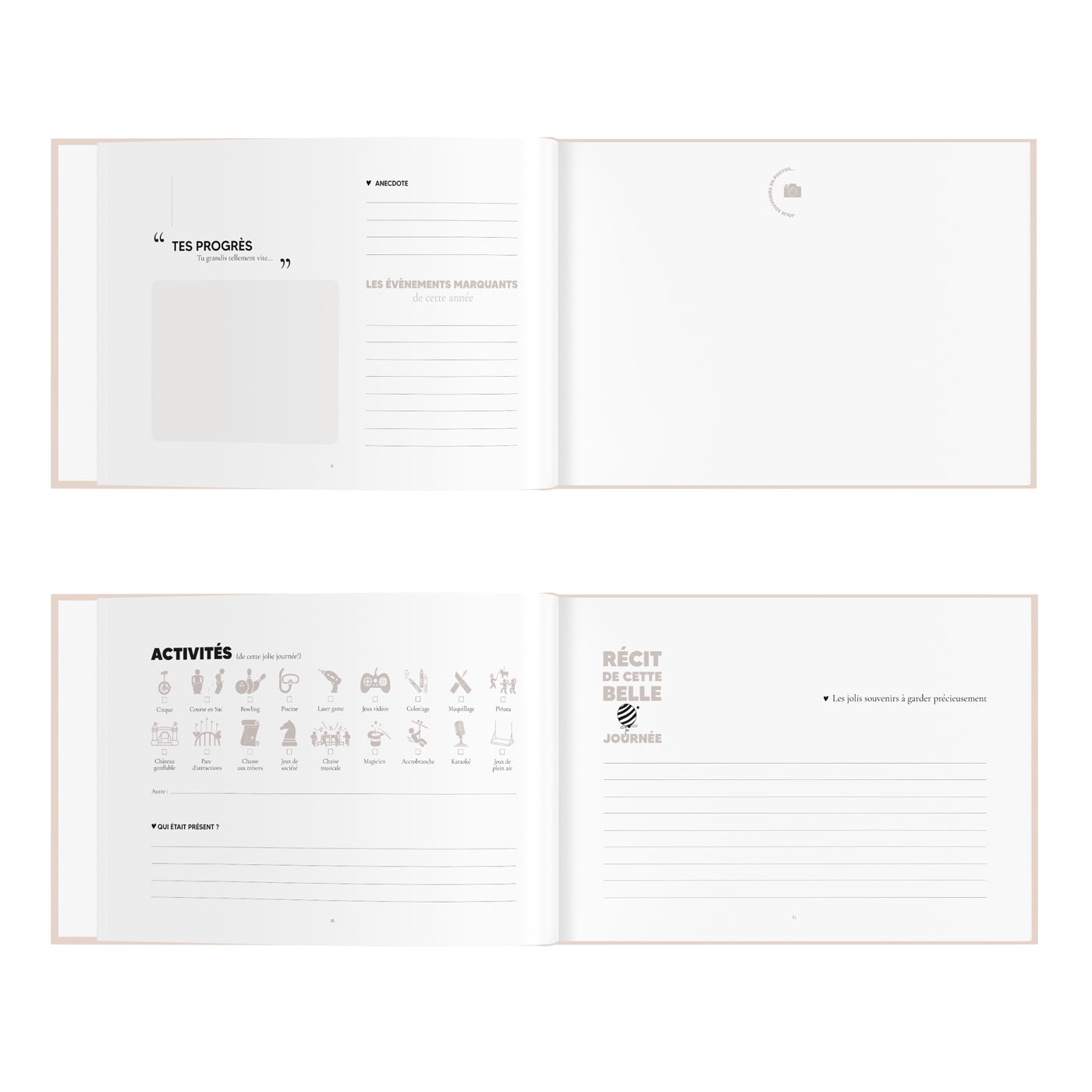 Livre " Souvenirs de tes anniversaires "