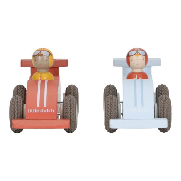 Voitures de course en bois à friction