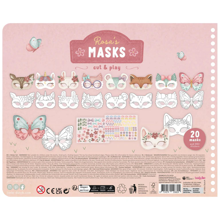Livre de découpage avec ciseaux - Rosa
